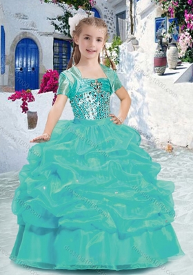 Best Spaghetti Straps Mini Quinceanera Dresses with Beading and Bubles