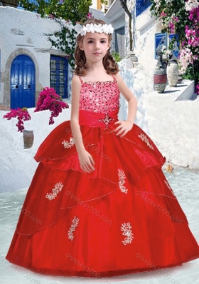 Latest Spaghetti Straps Mini Quinceanera Dresses with Appliques and Beading