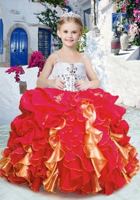 Perfect Ball Gown  Mini Quinceanera Dresses with Beading and Ruffles