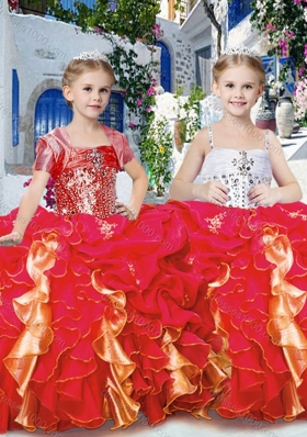 Perfect Ball Gown  Mini Quinceanera Dresses with Beading and Ruffles