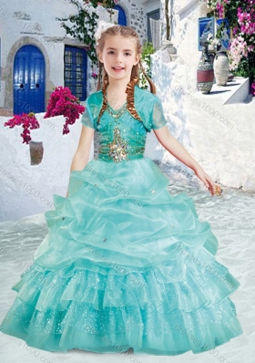 Classical Halter Top Mini Quinceanera Dresses with Beading and Bubles