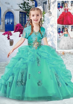 Fashionable Halter Top Mini Quinceanera Dresses with Beading and Bubles