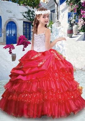 Luxurious Spaghetti Straps Mini Quinceanera Dresses with Ruffled Layers and Appliques