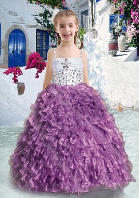 New Arrivals Spaghetti Straps Beading and Ruffles Mini Quinceanera Dresses