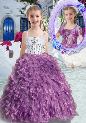 New Arrivals Spaghetti Straps Beading and Ruffles Mini Quinceanera Dresses