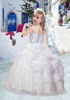 Perfect Spaghetti Straps Mini Quinceanera Dresses with Beading and Bubles