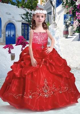 Top Selling Spaghetti Straps Mini Quinceanera Dresses with Beading and Bubles