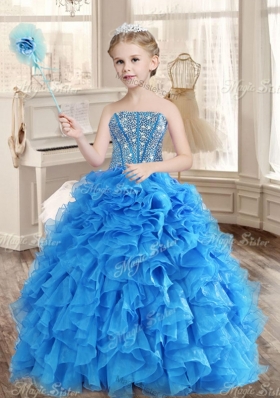 Customized Ball Gown Beaded Sweet 16 Gown and Sequined Short  Dama Dresses Ruffled Mini Quinceanera Dress