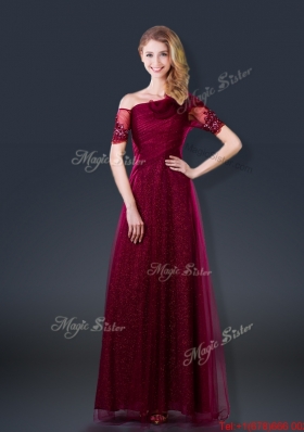 Perfect Empire Appliques Prom Dresses with Asymmetrical