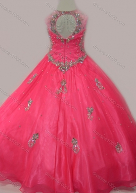 Fashionable Beaded and Applique Mini Quinceanera Dress with V Neck