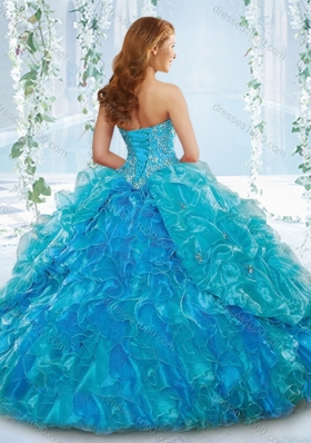 Cut Out Bust Beaded Bodice Detachable Quinceanera Dress with Halter Top