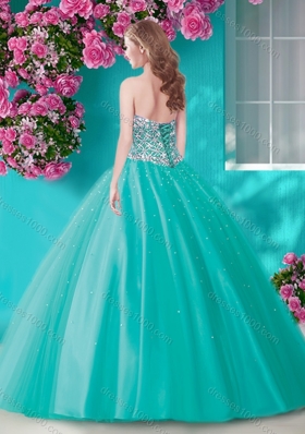 Artistic Big Puffy Tulle Sweet 15 Dress with Beading  and Rhinestone