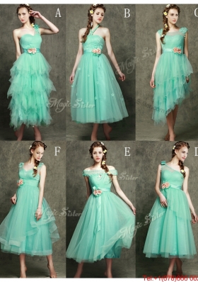 2016 See Through One Shoulder Prom Dresses with Bowknot and Hand Made Flowers