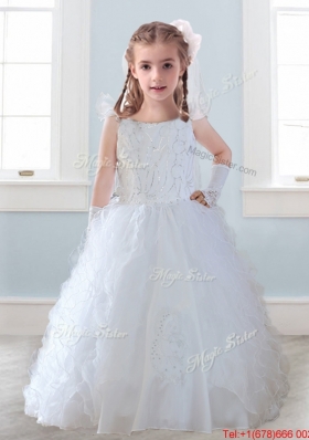 Discount Organza Straps Mini Quinceanera Dress with Sequins and Ruffles