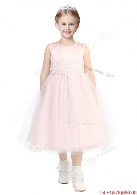 New Arrivals Scoop Mini Quinceanera Dress with Appliques and Beading