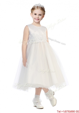 New Arrivals Scoop Mini Quinceanera Dress with Appliques and Beading