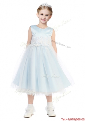 New Arrivals Scoop Mini Quinceanera Dress with Appliques and Beading