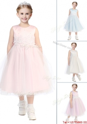 New Arrivals Scoop Mini Quinceanera Dress with Appliques and Beading