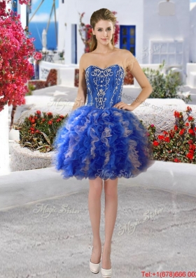 Four for One Applique and Ruffled Detachable Quinceanera Dresses in Organza