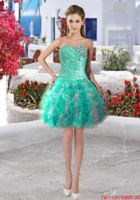 New Big Puffy Detachable Quinceanera Dresses with Beading and Ruffles