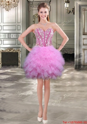 Sweet Four for One Ball Gown Detachable Quinceanera Dresses with Beading and Ruffles