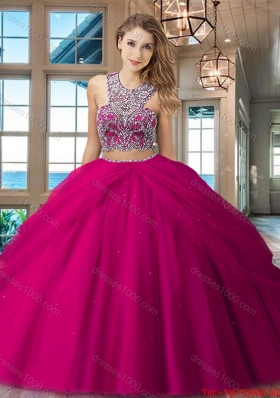 Popular Big Puffy Criss Cross Quinceanera Dress with Beading and Pick Ups