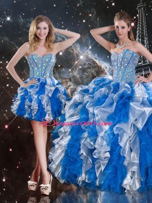 Sexy Floor Length Ball Gowns Sleeveless Multi-color Vestidos de Quinceanera Lace Up