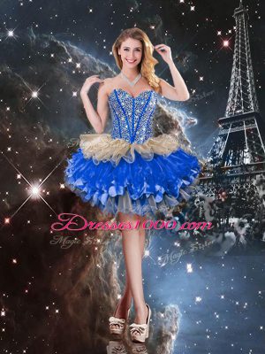 Excellent Floor Length Ball Gowns Sleeveless Multi-color Quinceanera Dress Lace Up