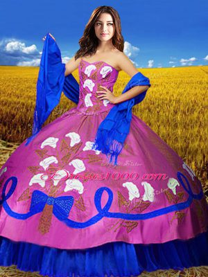 Flare Ball Gowns Vestidos de Quinceanera Multi-color Sweetheart Taffeta Sleeveless Floor Length Lace Up
