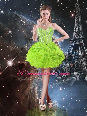 Noble Ball Gowns Sweet 16 Dresses Sweetheart Organza Sleeveless Floor Length Lace Up