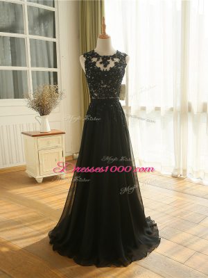 Top Selling Sleeveless Lace and Appliques Zipper Homecoming Dress