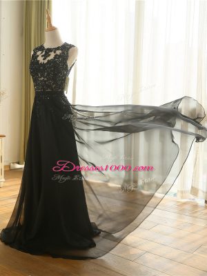 Top Selling Sleeveless Lace and Appliques Zipper Homecoming Dress