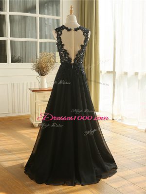 Top Selling Sleeveless Lace and Appliques Zipper Homecoming Dress