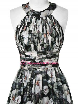 Custom Made Sleeveless Ruching Zipper Prom Dress