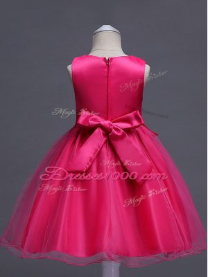 High End Sleeveless Lace Zipper Pageant Gowns For Girls