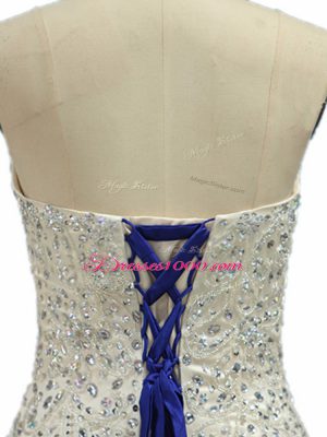 Sweetheart Sleeveless Tulle Quinceanera Dresses Beading Lace Up