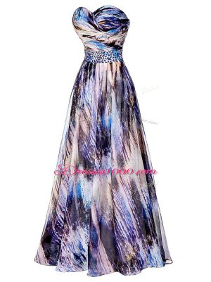 Multi-color Dress for Prom Sweetheart Sleeveless Side Zipper