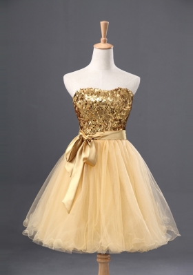 Champagne Evening Party Dresses Prom and Party and For with Beading and Sashes|ribbons Strapless Sleeveless Zipper