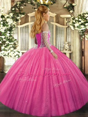 Affordable Lilac Quinceanera Dress Military Ball and Sweet 16 and Quinceanera with Beading Sweetheart Sleeveless Lace Up
