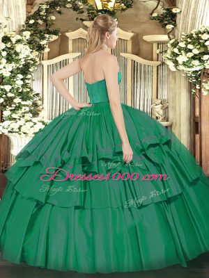 Beautiful Floor Length Ball Gowns Sleeveless Fuchsia Quince Ball Gowns Zipper