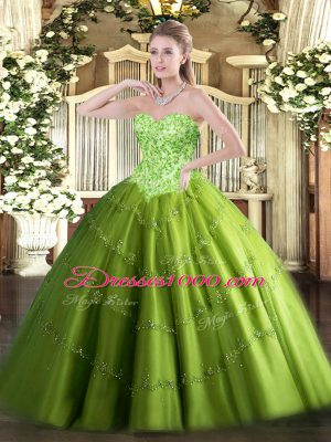 Artistic Floor Length Quinceanera Gown Sweetheart Sleeveless Lace Up