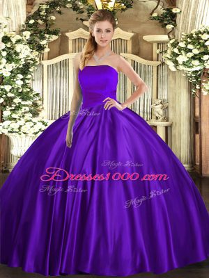 Popular Sleeveless Ruching Lace Up Sweet 16 Dress