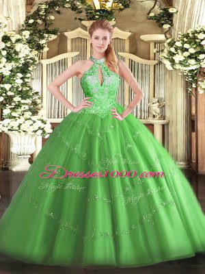 Fantastic Floor Length Lace Up Quinceanera Gown for Military Ball and Sweet 16 and Quinceanera with Beading