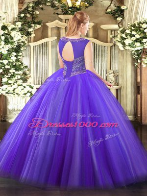 Floor Length Ball Gowns Sleeveless Sweet 16 Quinceanera Dress Lace Up