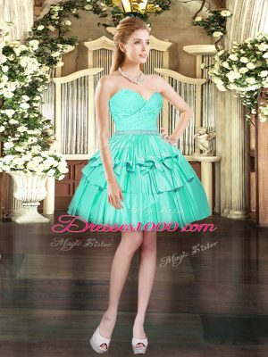 Custom Design Organza Sleeveless Floor Length Sweet 16 Dress and Ruching