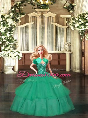 Traditional Floor Length Green Quinceanera Gowns Sweetheart Sleeveless Lace Up