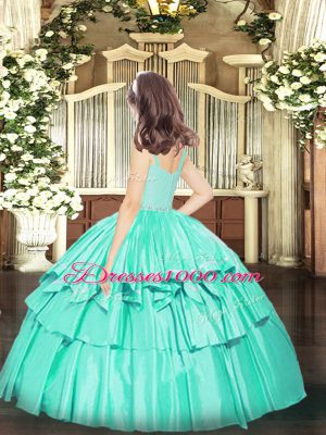 Womens Party Dresses Party and Quinceanera with Beading and Lace Straps Sleeveless Zipper