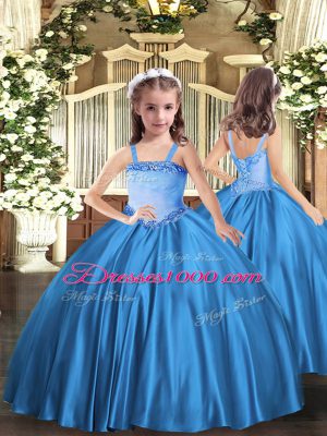 Tulle Sweetheart Sleeveless Lace Up Beading Sweet 16 Quinceanera Dress in Teal