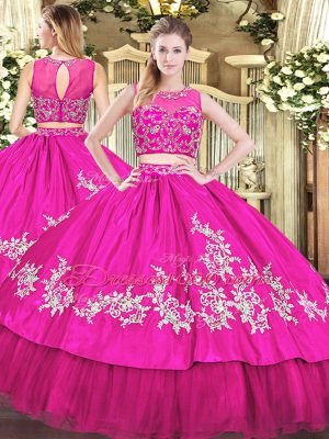 Excellent Sleeveless Beading and Appliques Zipper 15 Quinceanera Dress