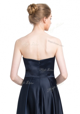 Chic Black Sweetheart Zipper Beading Prom Evening Gown Sleeveless